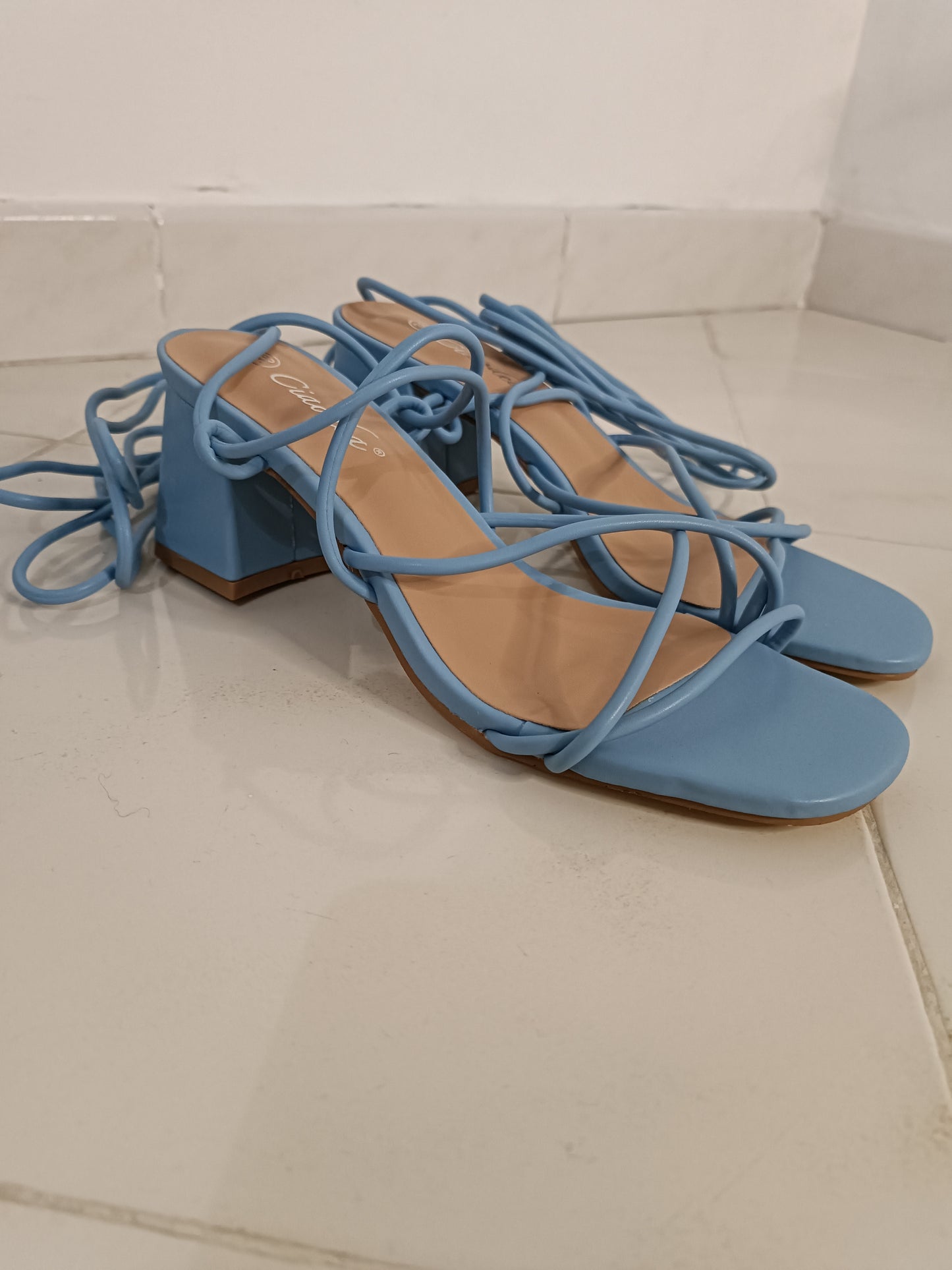 Lace up Blue