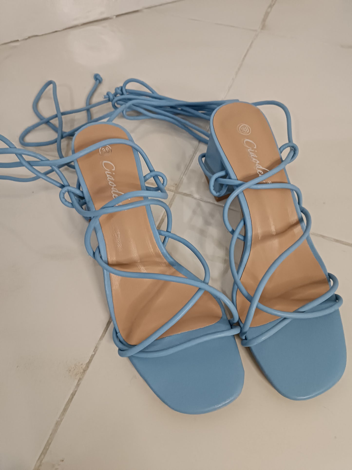 Lace up Blue