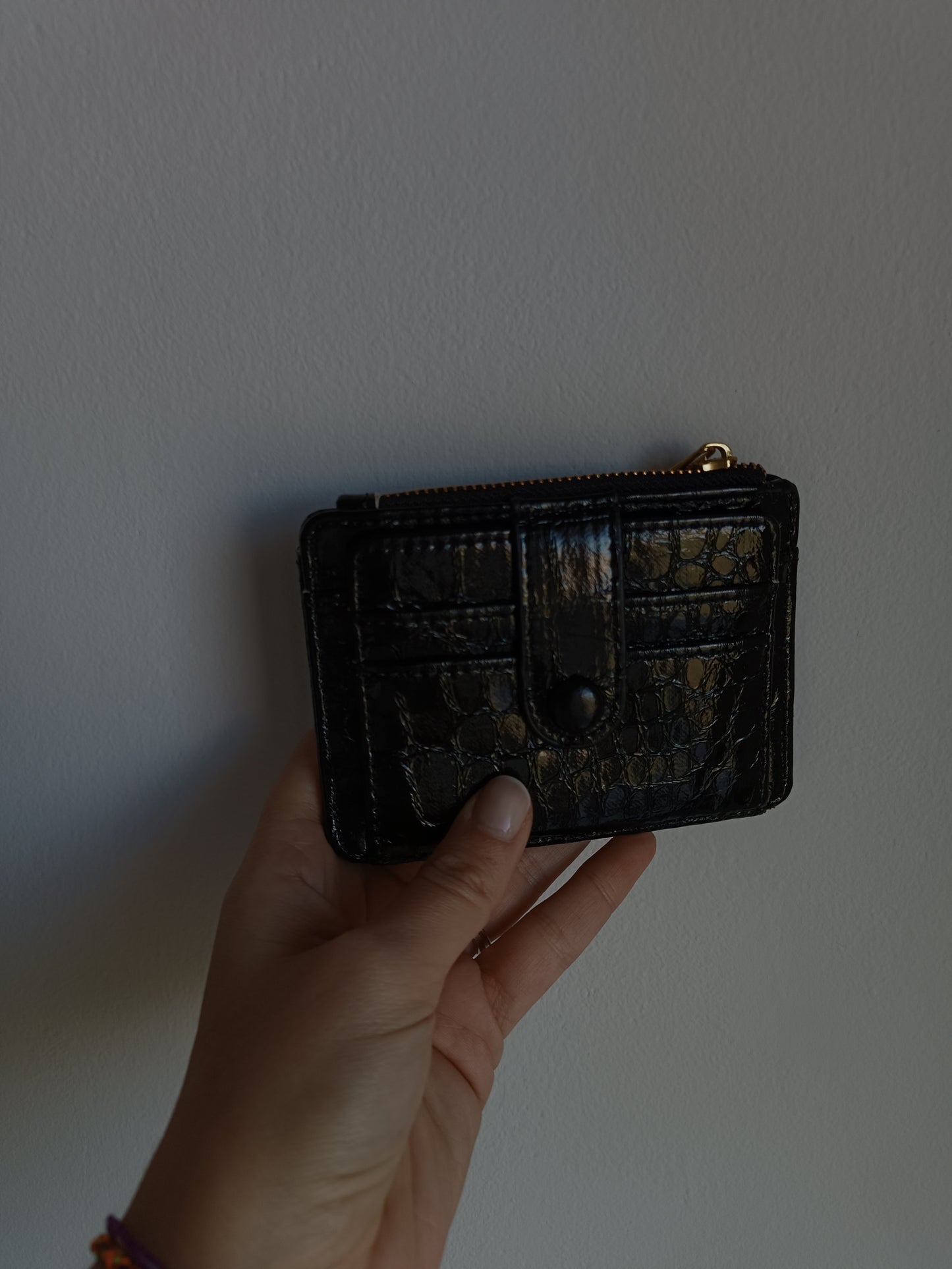 Metallic card case