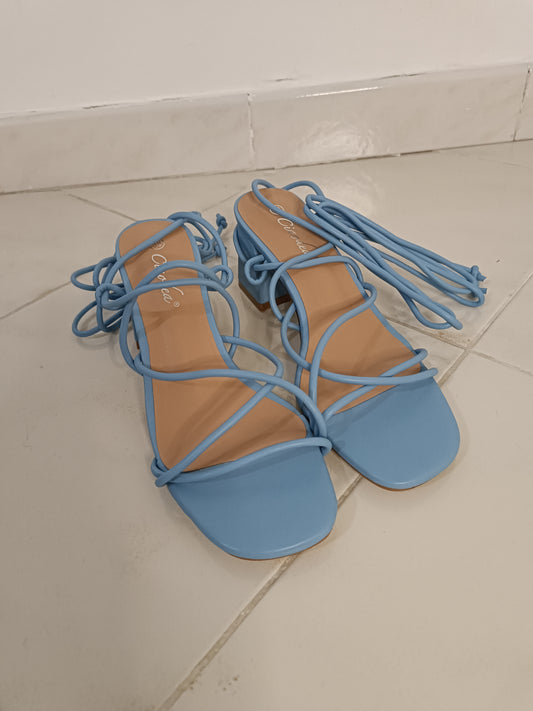 Lace up Blue