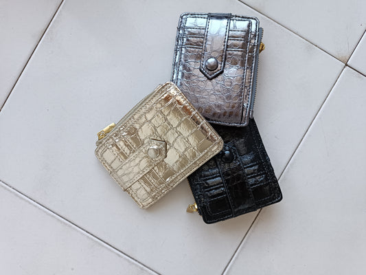 Metallic card case